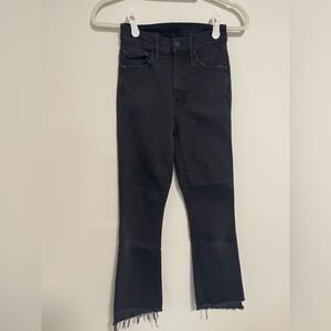 MOTHER Insider Crop Step Fray Jean